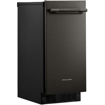 KitchenAid 15 Inch Automatic Clear Ice Maker With 25 Lb Capacity and Built-In Drain Pump: Black Ore — thumbnail 13